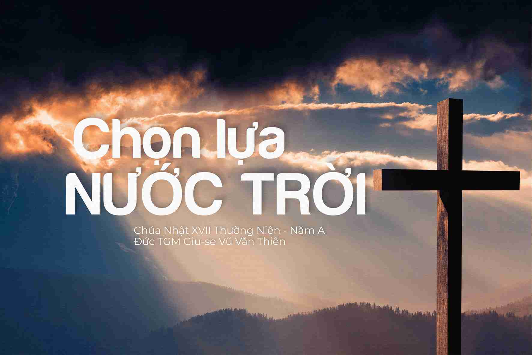 Chọn lựa Nước Trời – Chúa Nhật XVII Thường Niên – Năm A